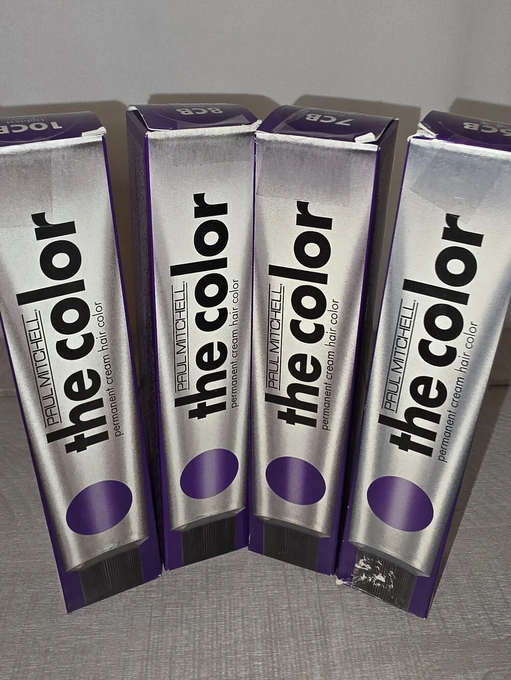 New (4) Cool Blonde Paul Mitchell Permanent Cream Hair Color Size 3 fl oz each